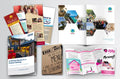 Brochures or Flyers - 8.5 x 11 100lb Glossy - 2 sided Flat or Folded