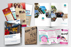 Brochures or Flyers - 8.5 x 11 100lb Glossy - 2 sided Flat or Folded